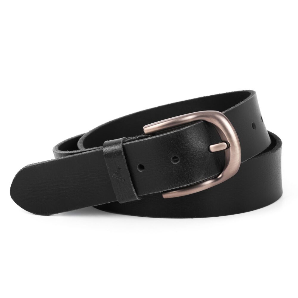 Jeans Mens Leather Belt – 40mm Tan Black