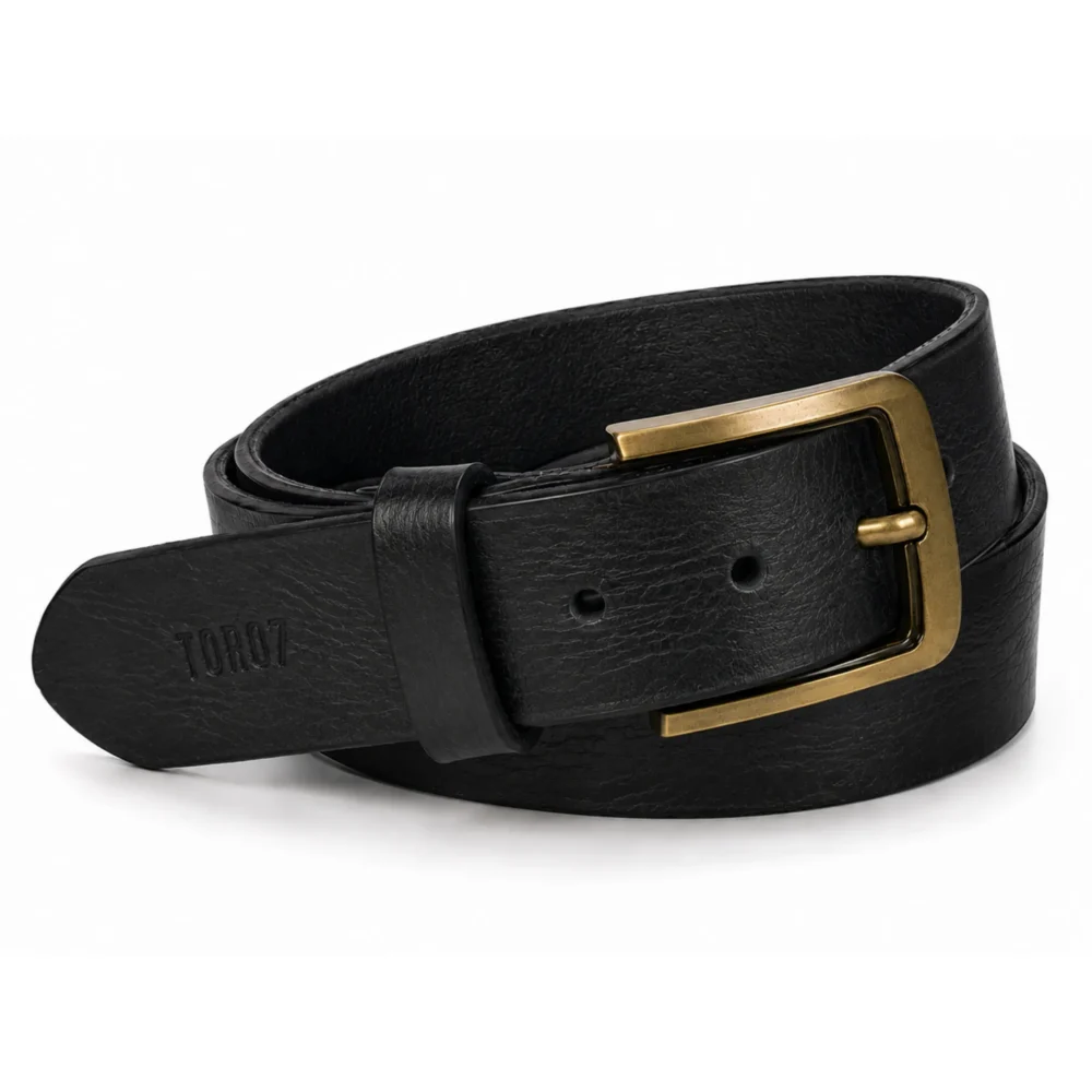Jeans Mens Leather Belt 40mm