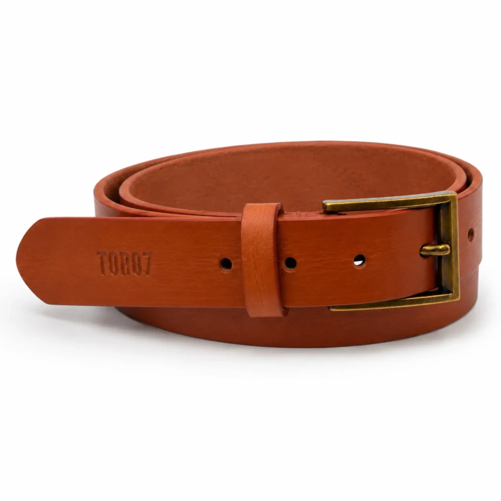smart belts burnt orange
